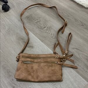 Elegant Tan Crossbody Bag